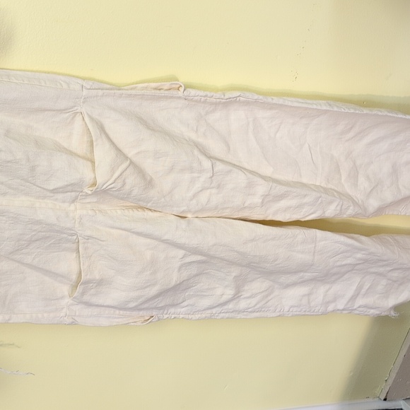 Zii Ropa Linen Jumpsuit / Romper Creme - Picture 7 of 7